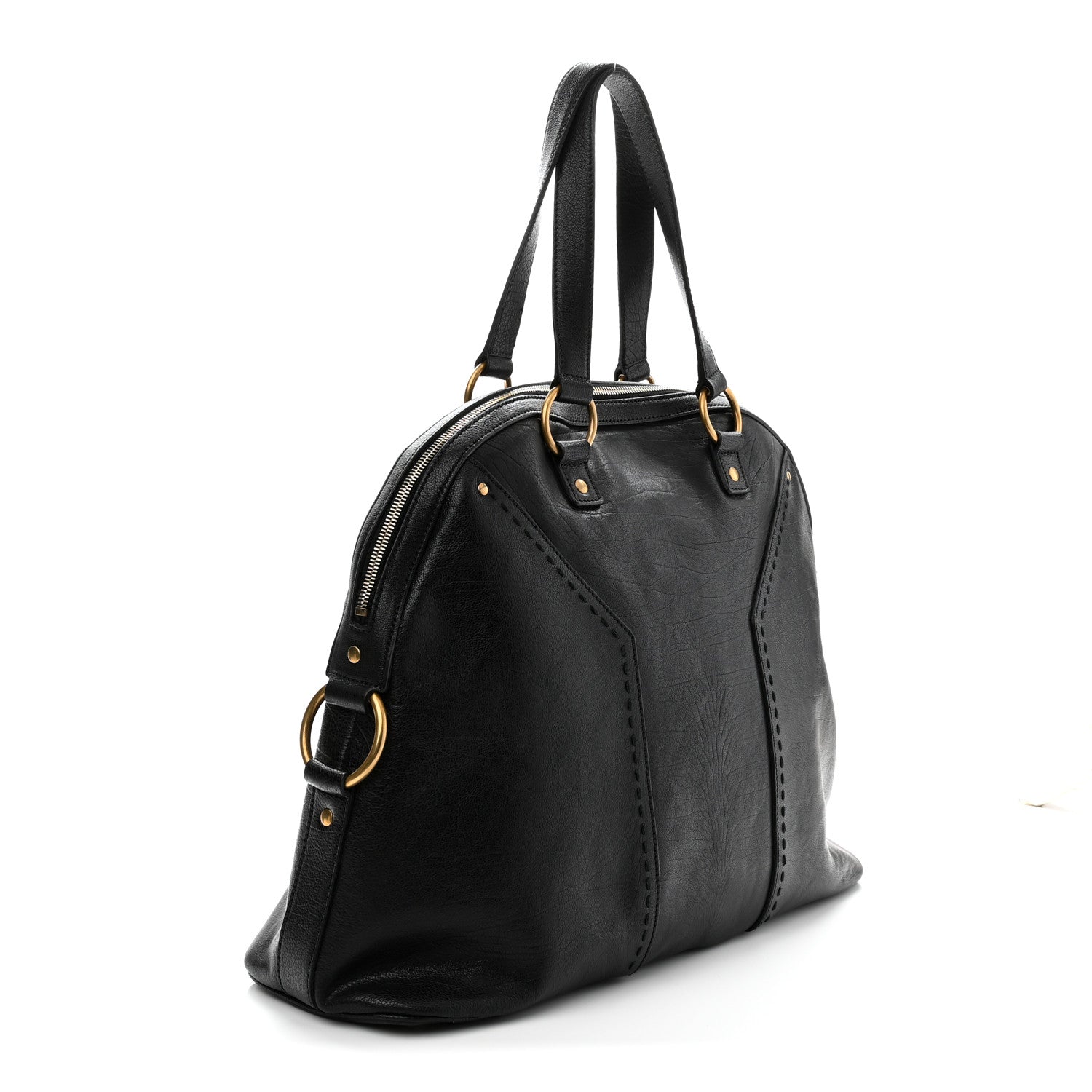 Saint Laurent Calfskin Oversized Muse Black 3 of 10