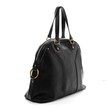 Saint Laurent Calfskin Oversized Muse Black 3 of 10