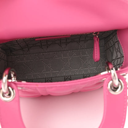 Christian Dior Lambskin Cannage Mini Lady Dior Sorbet 4 of 8