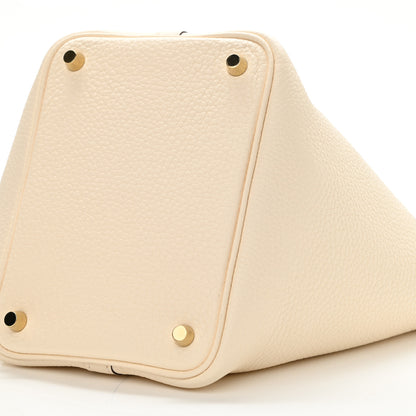 Hermes Taurillon Clemence Picotin Lock 18 PM Nata 10 of 10