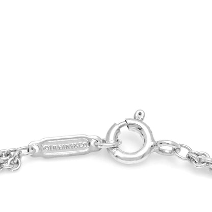 Tiffany Sterling Silver Infinity Double Chain Bracelet 4 of 5