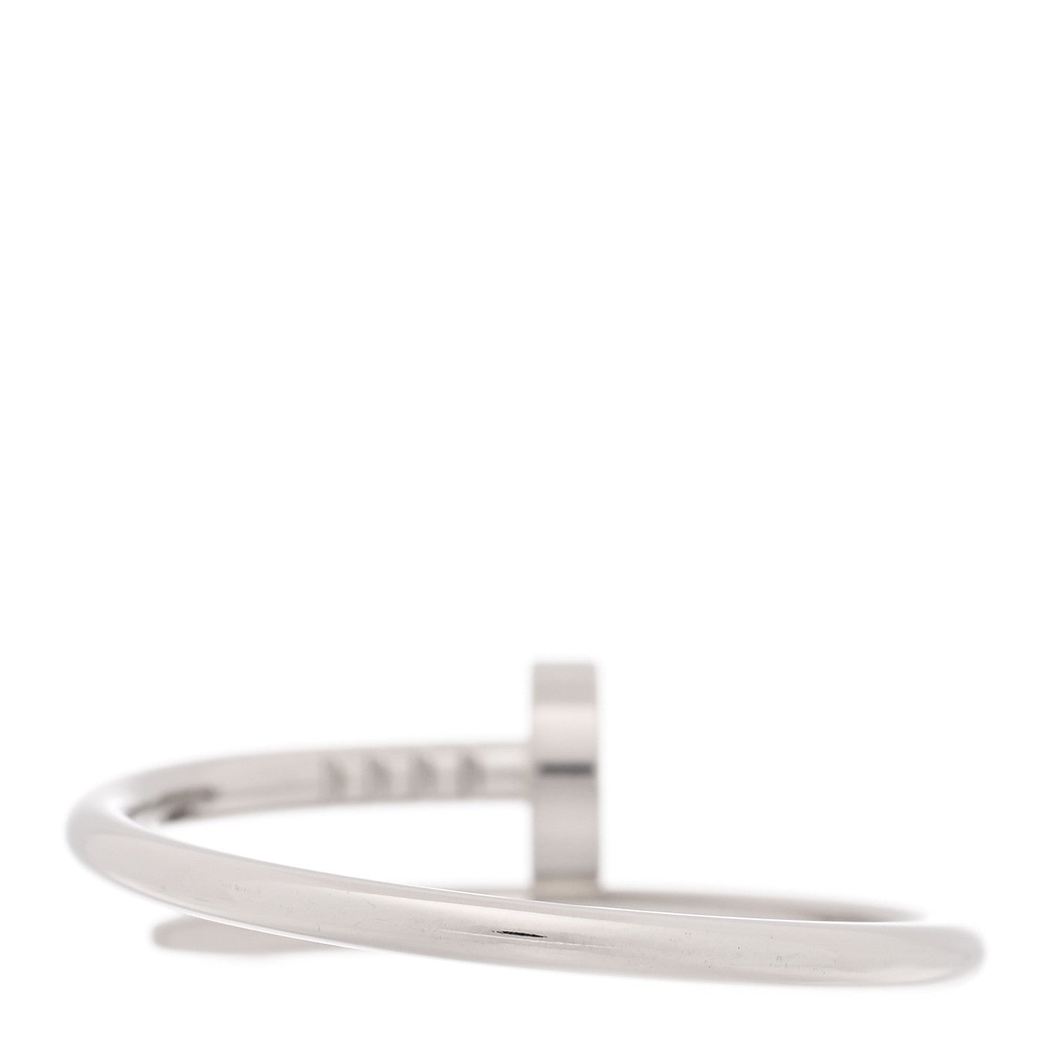 Cartier 18K White Gold Small Juste Un Clou Ring 62 10 3 of 6