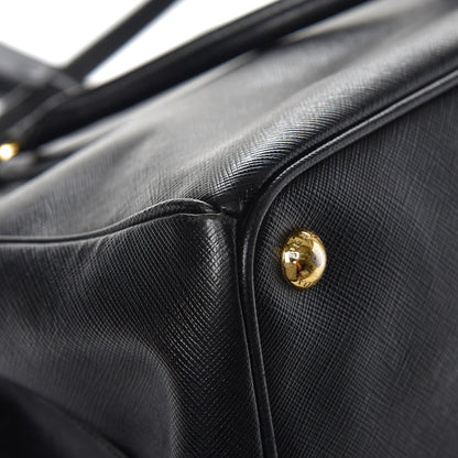 Prada Saffiano Medium Galleria Double Zip Tote Black 15 of 17