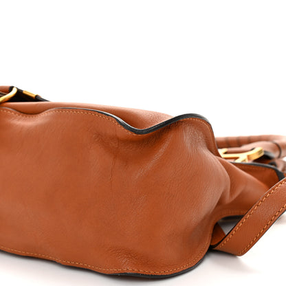 Chloe Calfskin Medium Marcie Satchel Tan 8 of 9