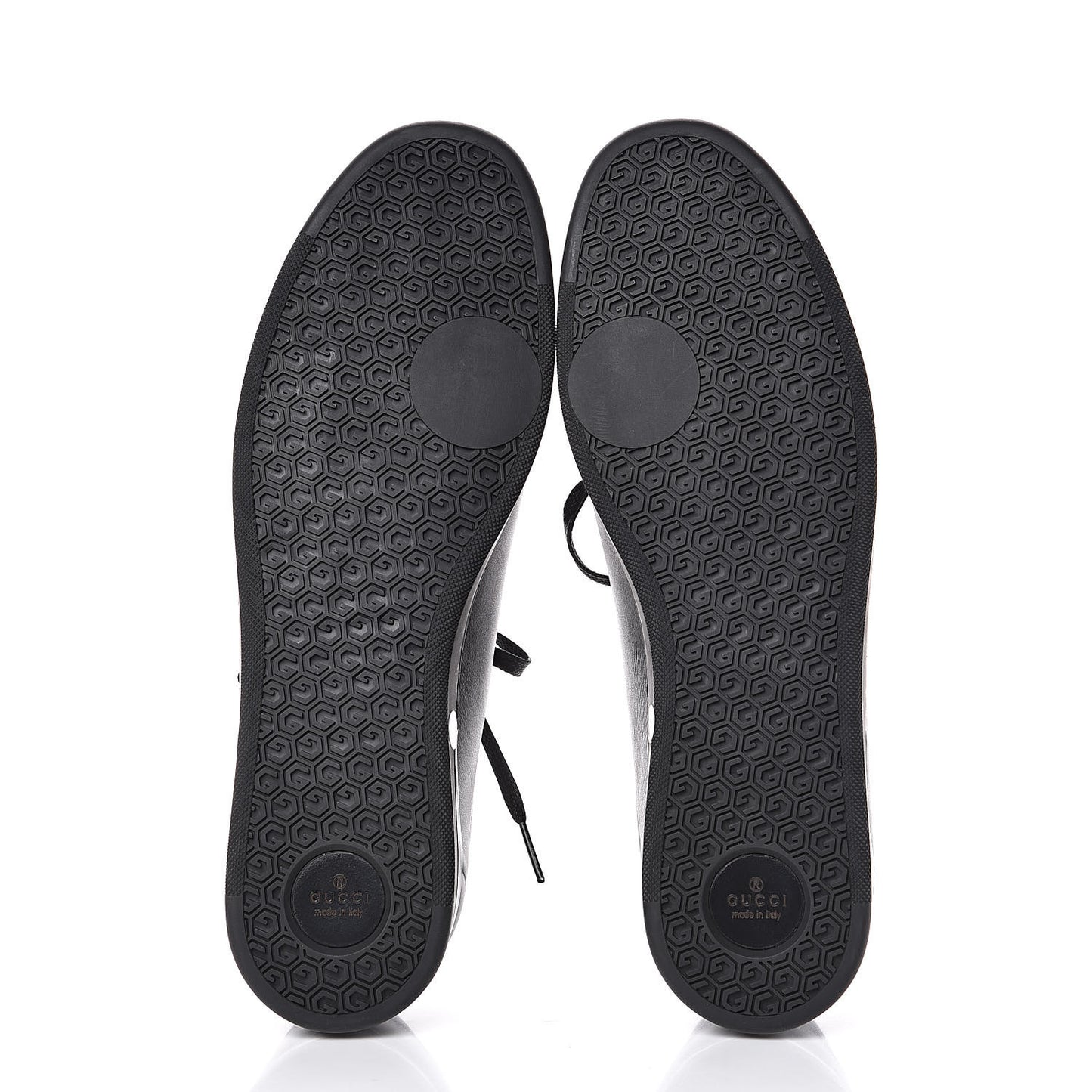Calfskin Womens Interlocking G Sneakers 40 Black