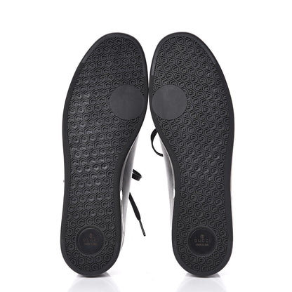 Gucci Calfskin Womens Interlocking G Sneakers 40 Black 5 of 8
