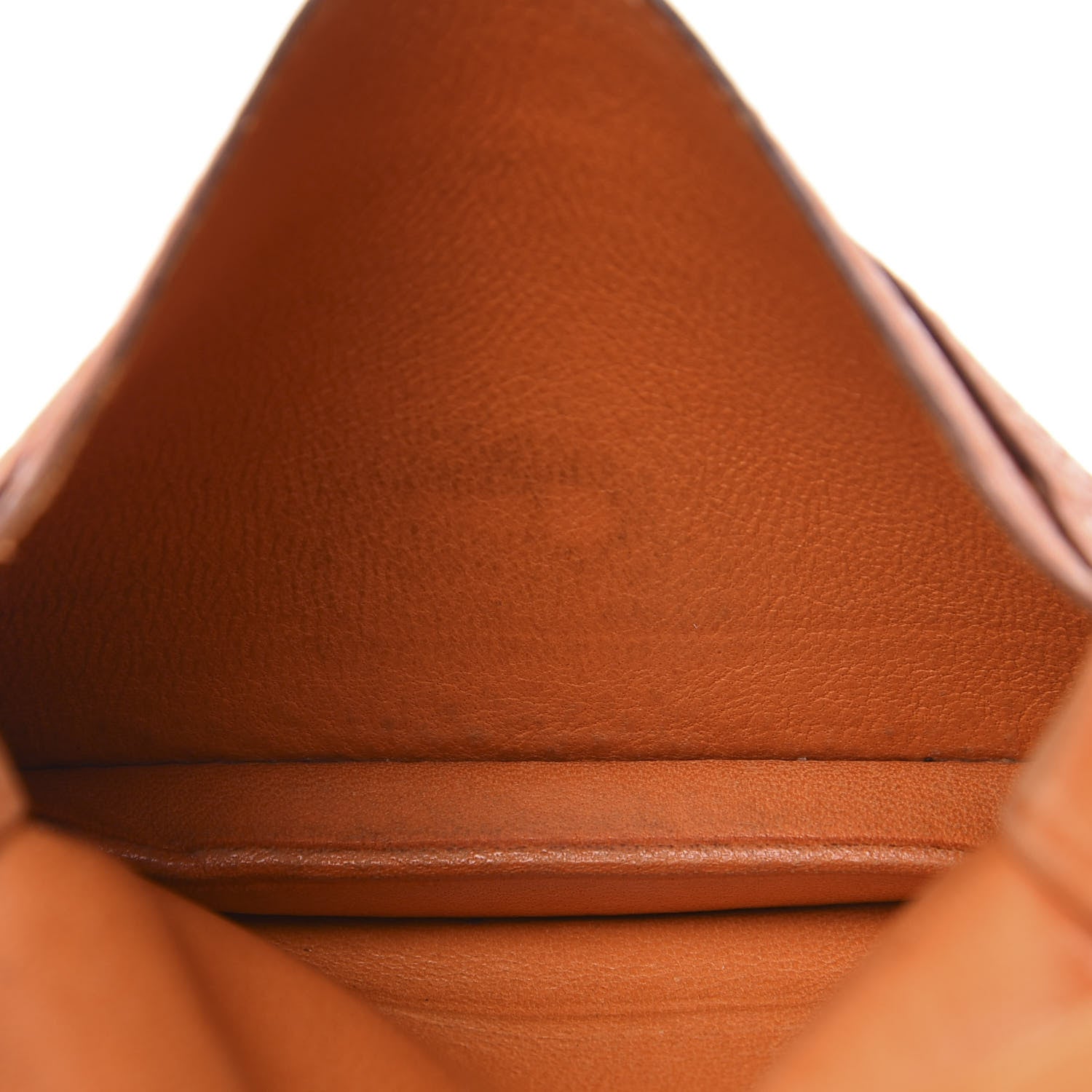 Hermes Togo Dogon Card Case Key Holder Orange 9 of 9