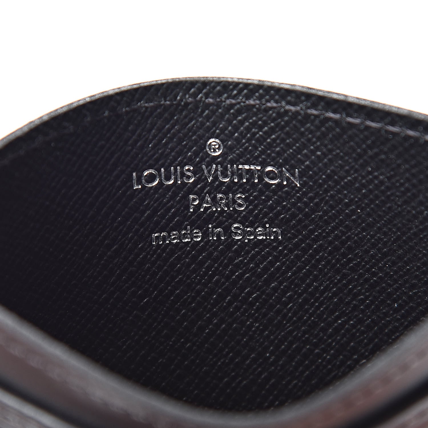 Louis Vuitton Epi Card Holder Black 6 of 8