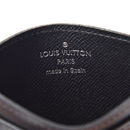 Louis Vuitton Epi Card Holder Black 6 of 8