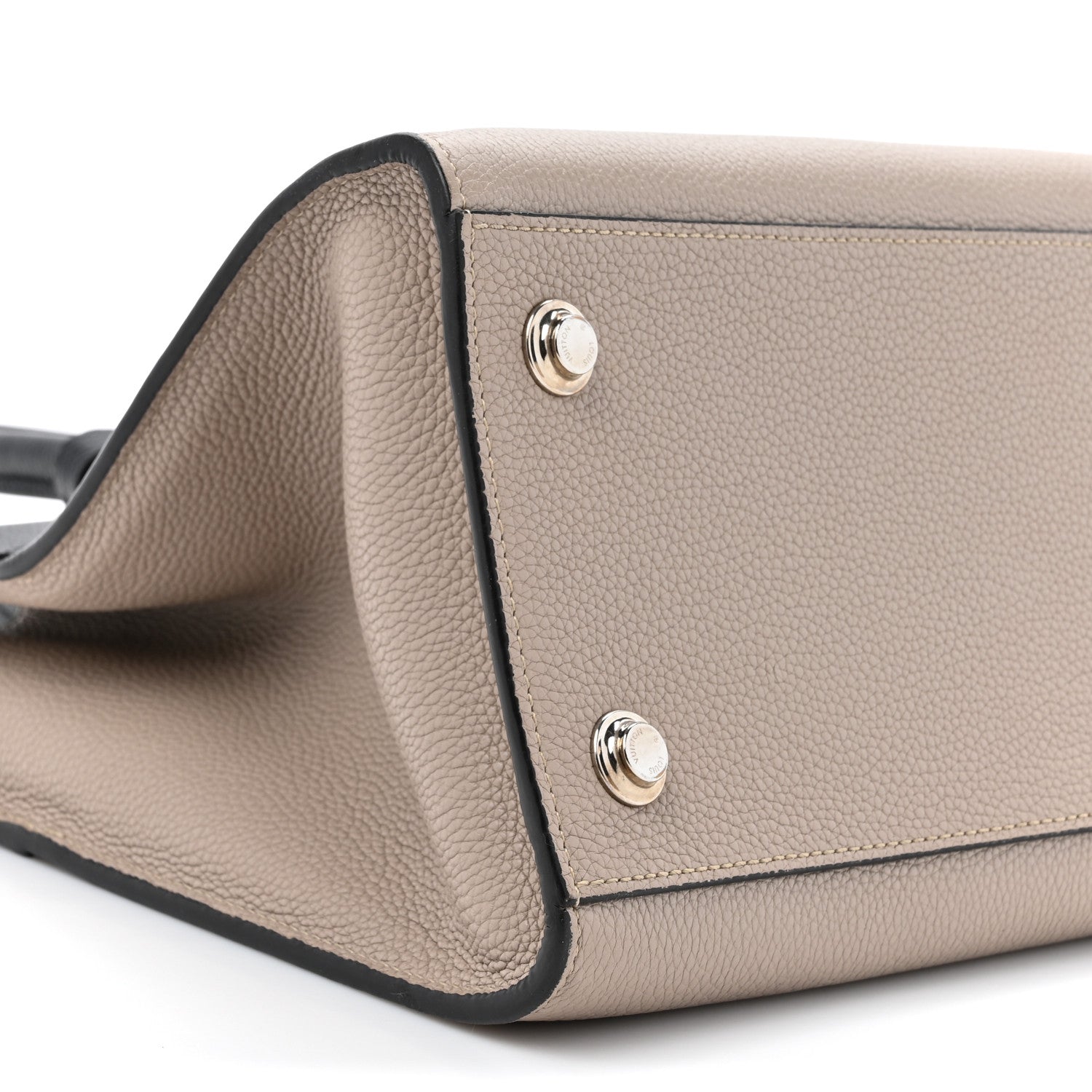 Louis Vuitton Taurillon City Steamer MM Black Beige 9 of 17