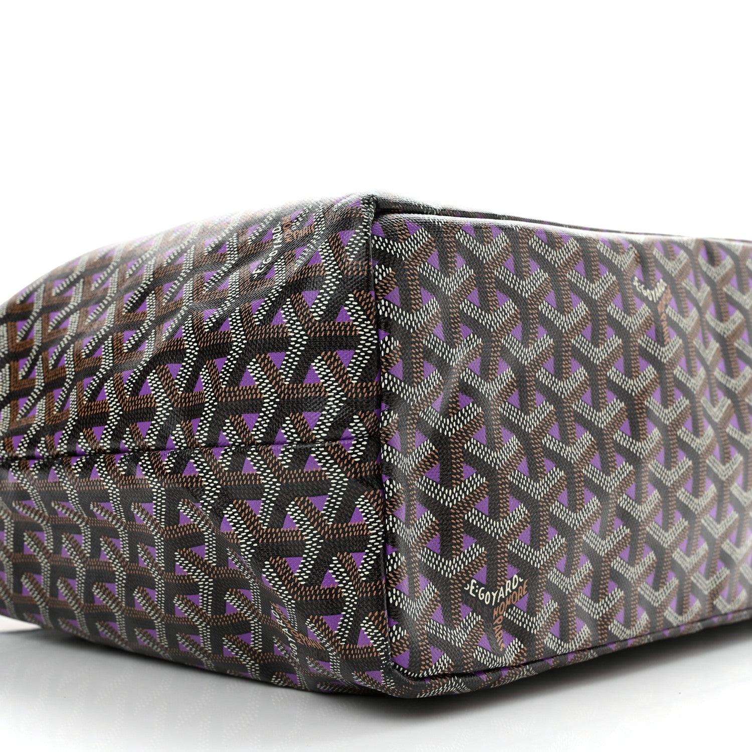 Goyard Goyardine Saint Louis Claire Voie PM Black Violet 10 of 11