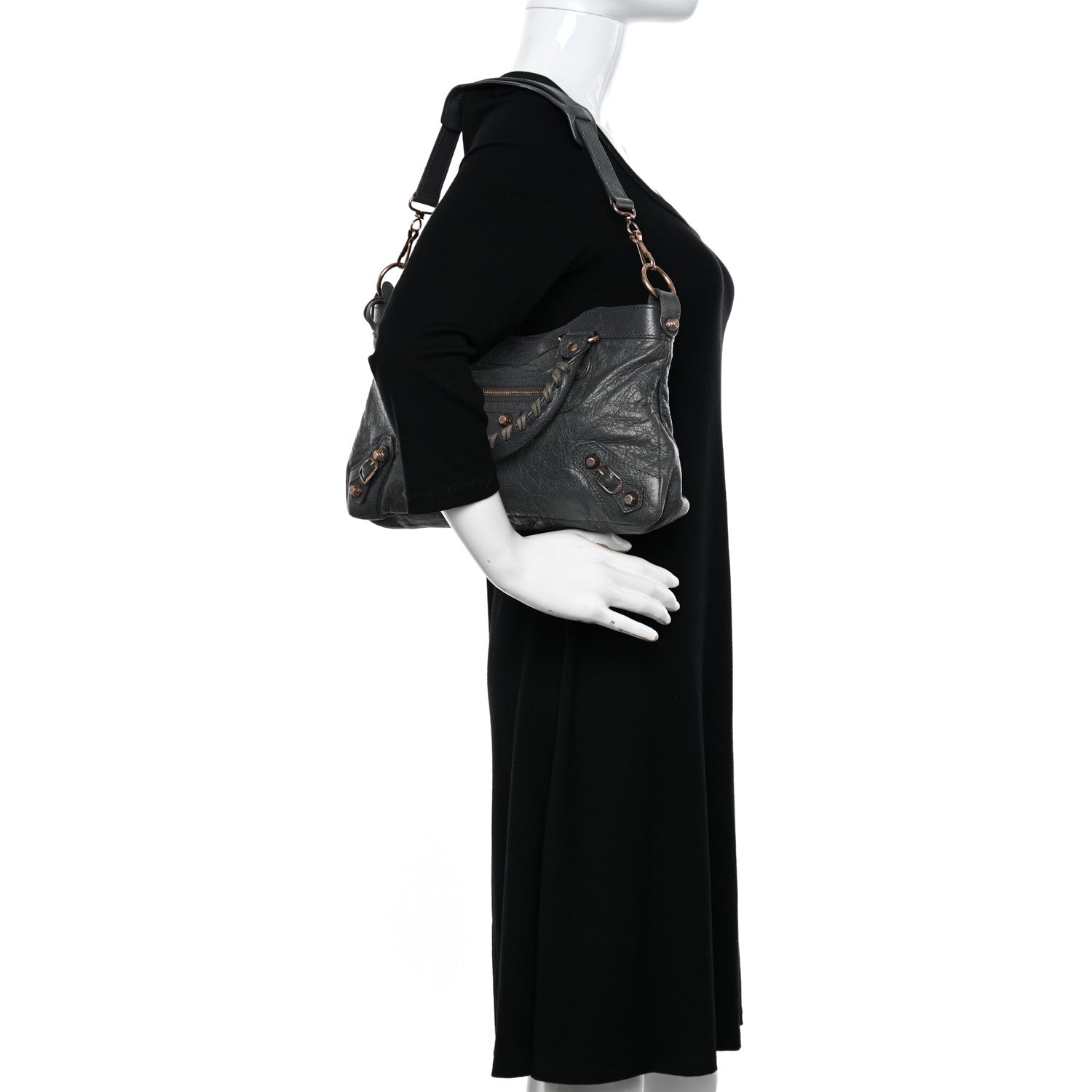 Balenciaga Agneau Giant 12 Rose Gold Hardware First Gris Tarmac 3 of 11