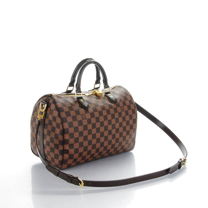 Louis Vuitton Damier Ebene Speedy Bandouliere 30 3 of 8