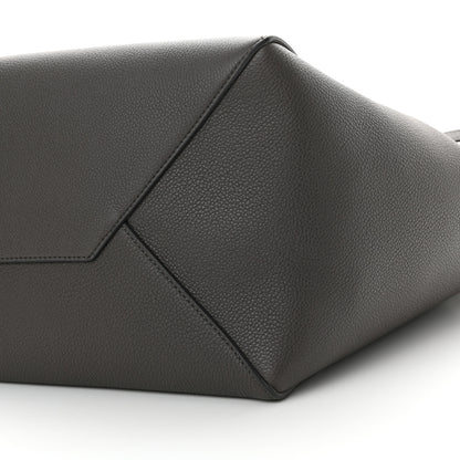 Celine Soft Grained Calfskin Small Belt Cabas Phantom Grey 10 of 12