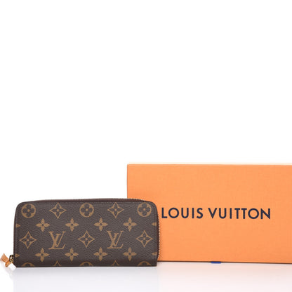 Louis Vuitton Monogram Clemence Wallet Safran 8 of 8
