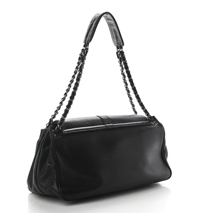Chanel Caviar Mademoiselle Lock Accordion Flap Black 4 of 10