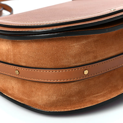 Chloe Calfskin Suede Medium Nile Bracelet Bag Caramel 10 of 13