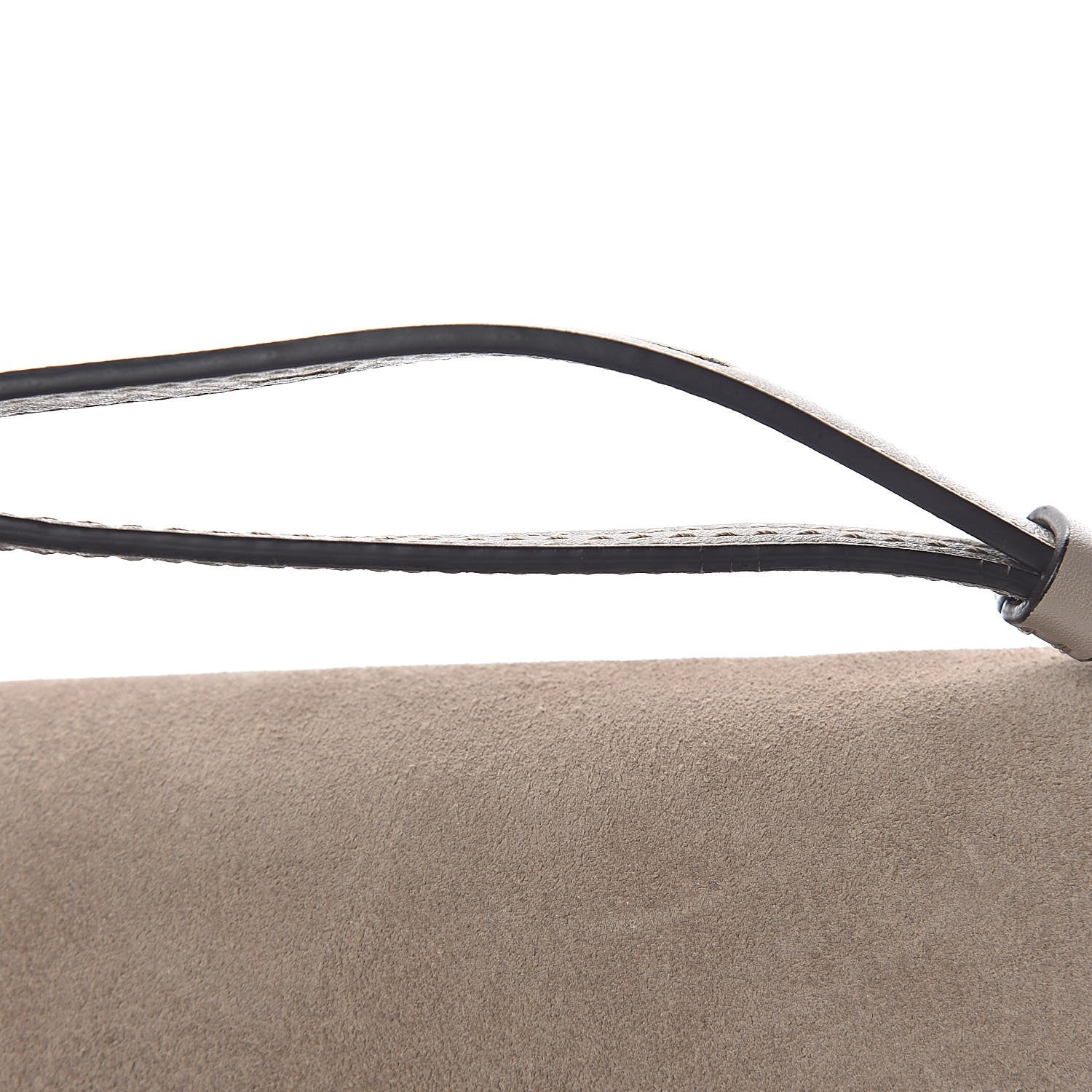 Chloe Suede Calfskin Small Faye Shoulder Bag Motty Grey 11 of 15