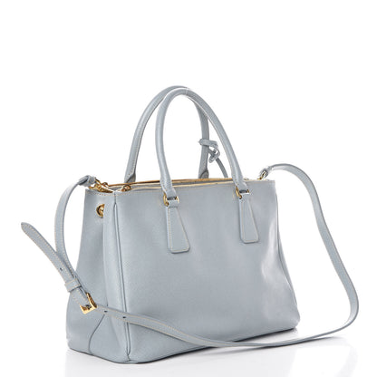 Prada Saffiano Small Galleria Double Zip Tote Astrale 3 of 9