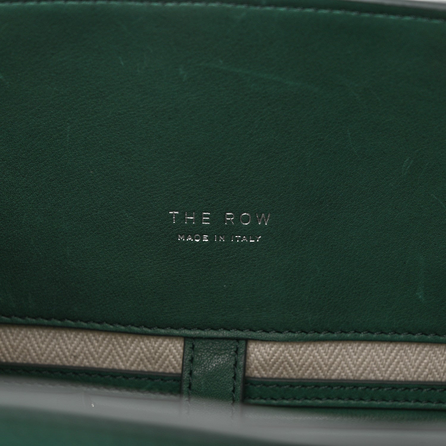 The Row Polished Saddle Calfskin Soft Margaux 12 Cyprus 6 of 12