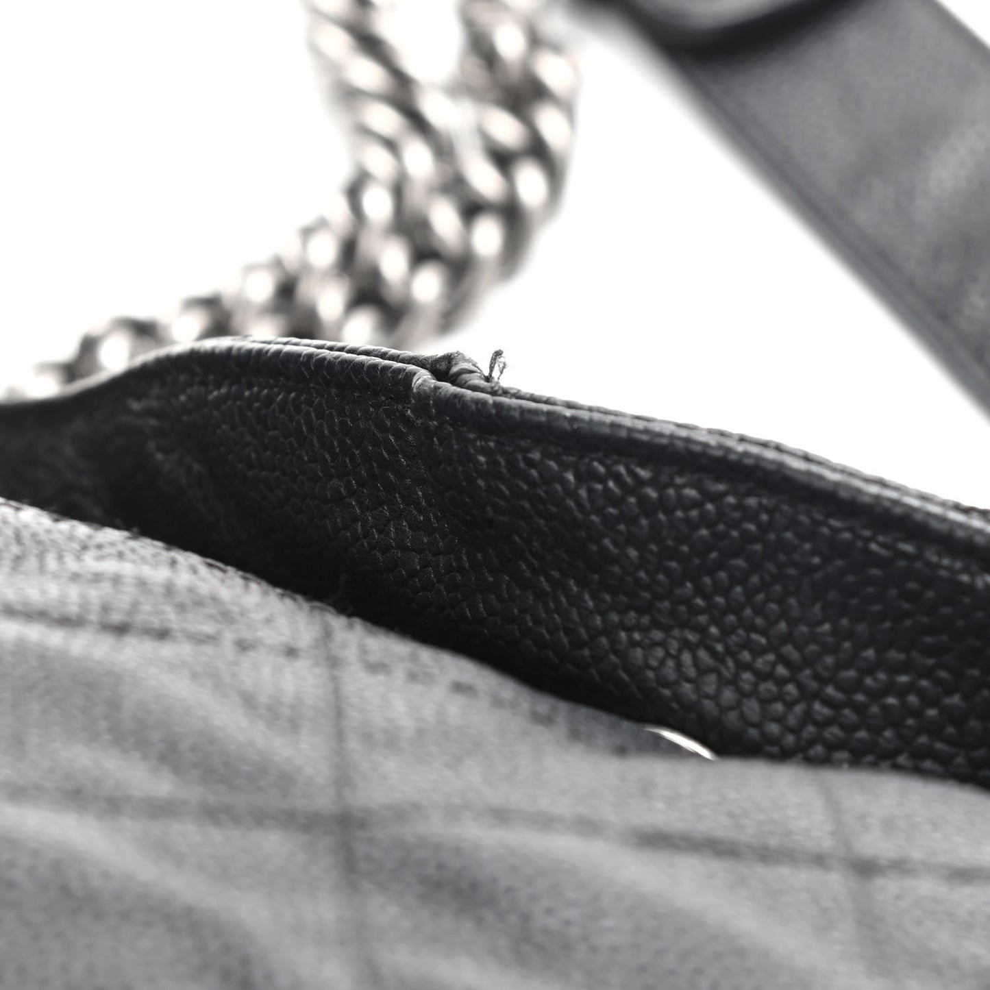 Caviar Quilted Simply CC Hobo Black