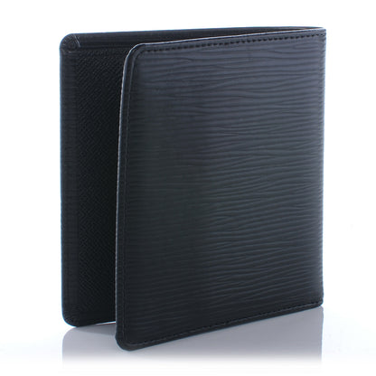 Louis Vuitton Epi Billfold Wallet 6 Cards Slots Bills Black 3 of 8