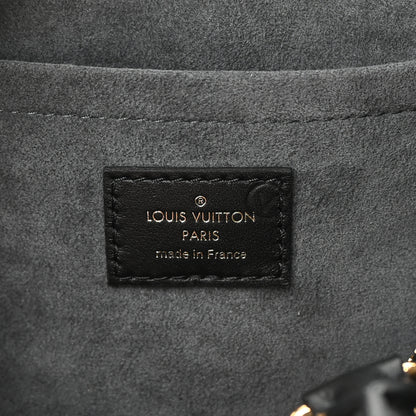 Louis Vuitton Calfskin Nanogram Embossed Speedy 20 Black 6 of 10
