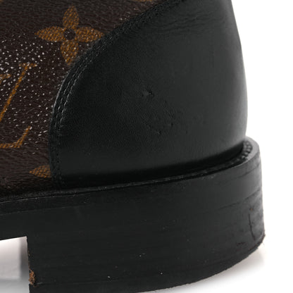 Louis Vuitton Calfskin Monogram Wonderland Flat Ranger Boots 36.5 Black 15 of 15