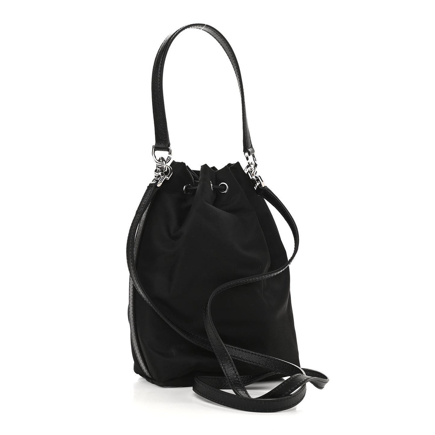 Nylon Light 4G Bucket Bag Black