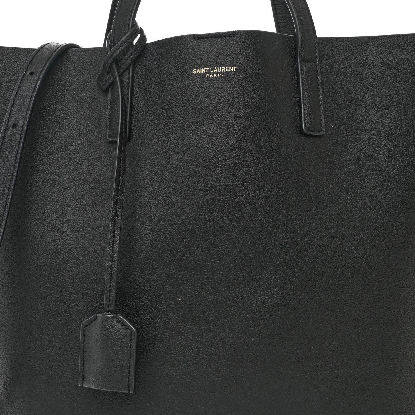 Calfskin Toy Shopping Tote Black