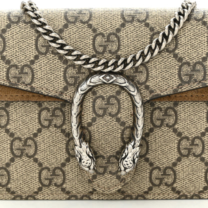 Gucci GG Supreme Monogram Super Mini Dionysus Shoulder Bag Taupe 7 of 11
