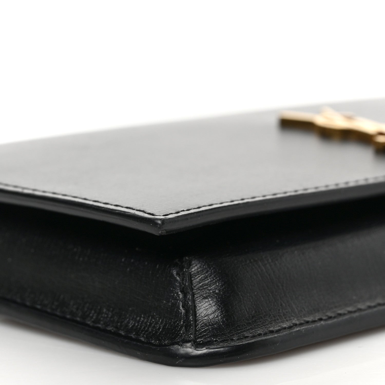 Saint Laurent Smooth Calfskin Monogram Phone Holder Crossbody Black 7 of 8