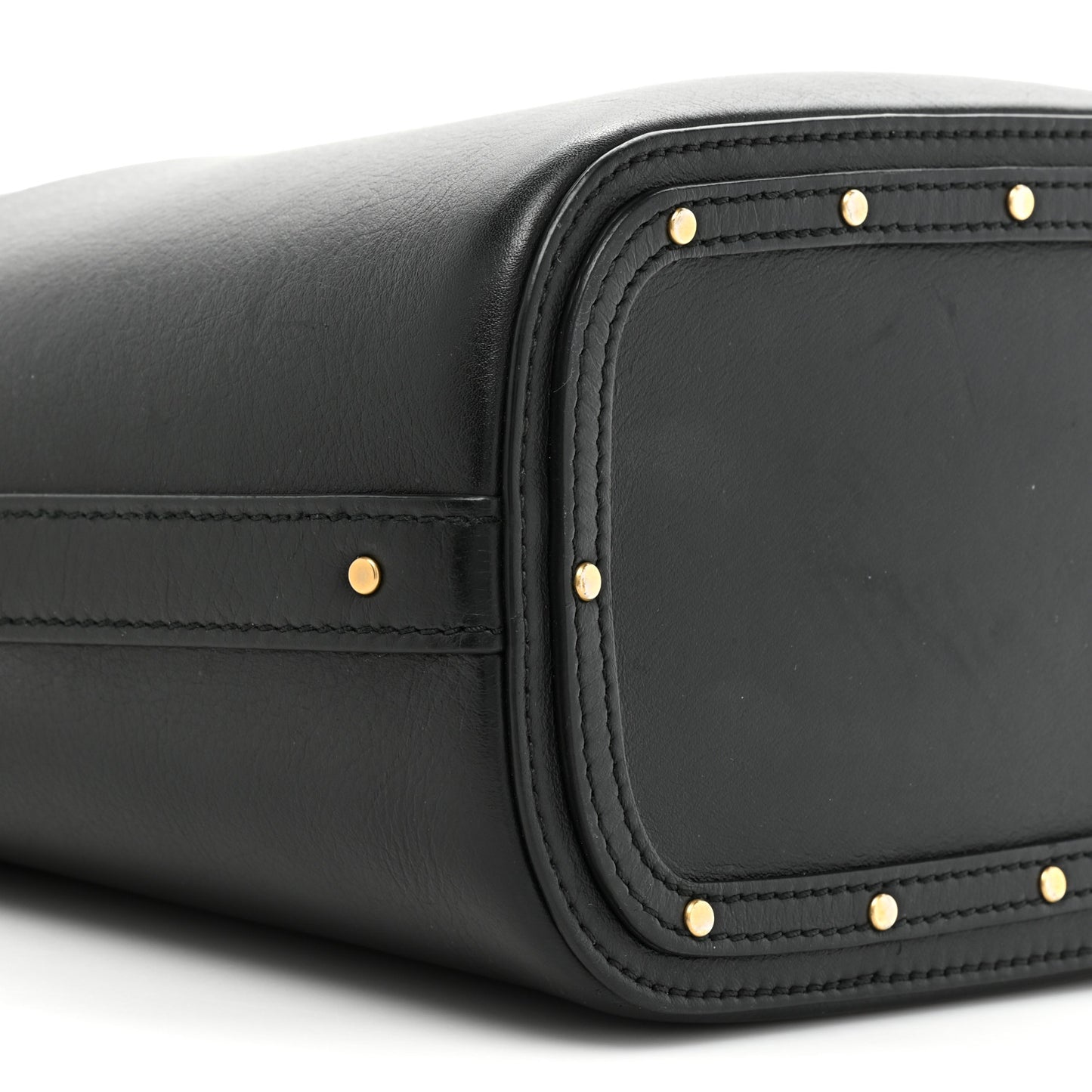 Smooth Calfskin Small Roy Bucket Bag Black