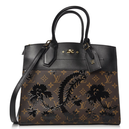 Louis Vuitton Calfskin Monogram Blossom City Steamer MM 1 of 8