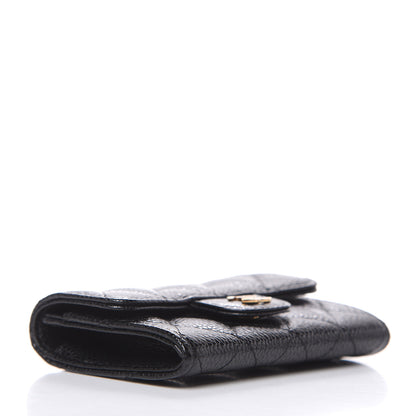 Chanel Caviar Quilted Flap Card Holder Black 4 of 9