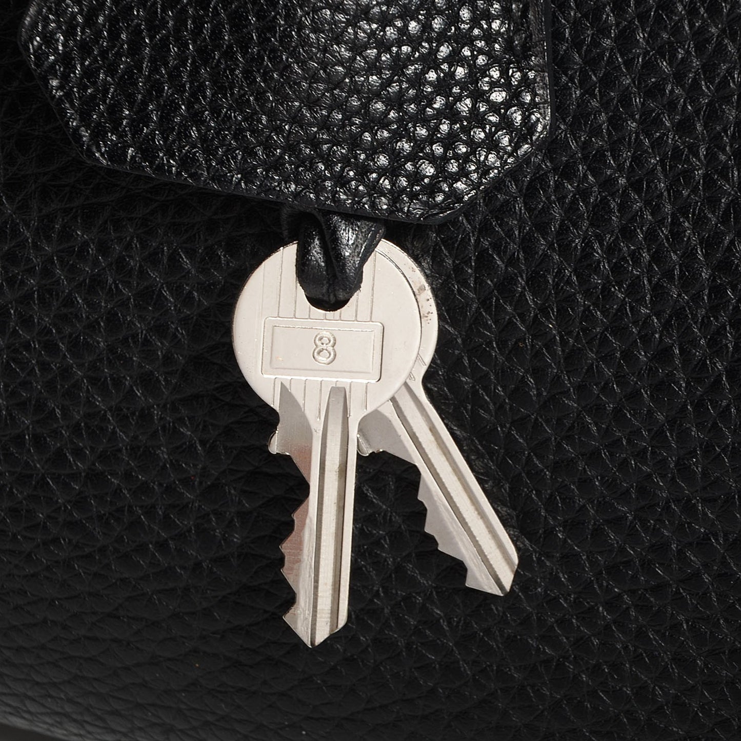 Taurillon Clemence Shoulder Kelly 40 Black