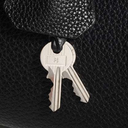 Hermes Taurillon Clemence Shoulder Kelly 40 Black 11 of 23