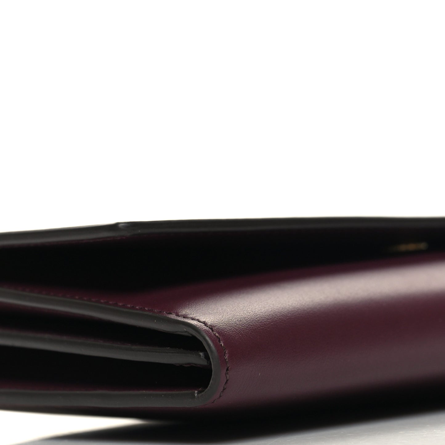 Calfskin Logo Hazelmere Wallet With Detachable Strap Deep Maroon