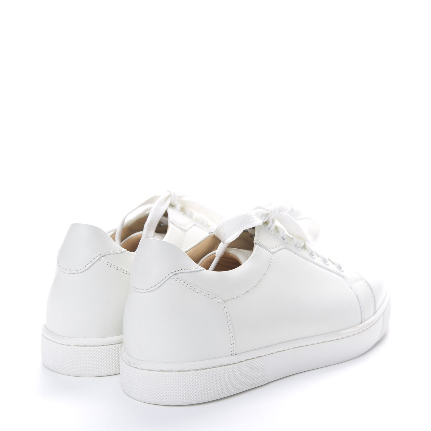 Calfskin Vieira Flat Sneakers 39 Latte