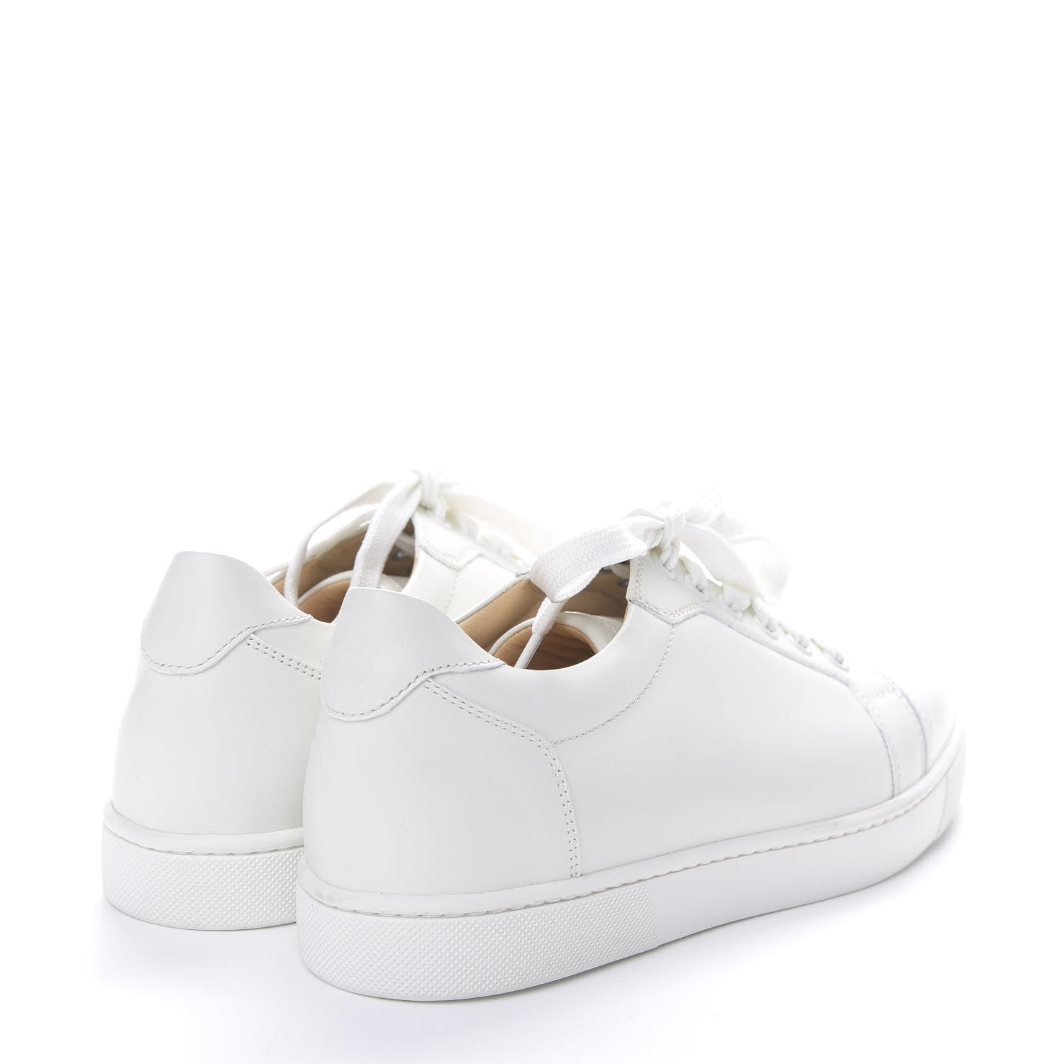 Christian Louboutin Calfskin Vieira Flat Sneakers 39 Latte 4 of 12