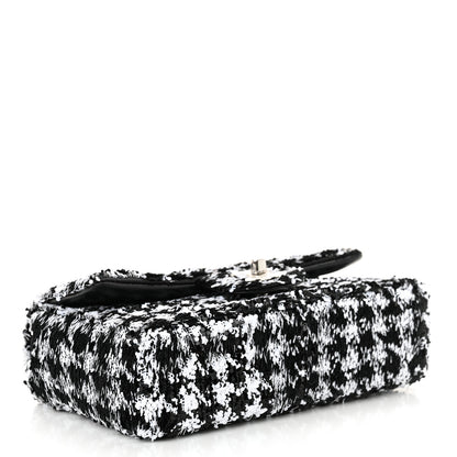 Chanel Sequin Houndstooth Small Flap Black White 4 of 11