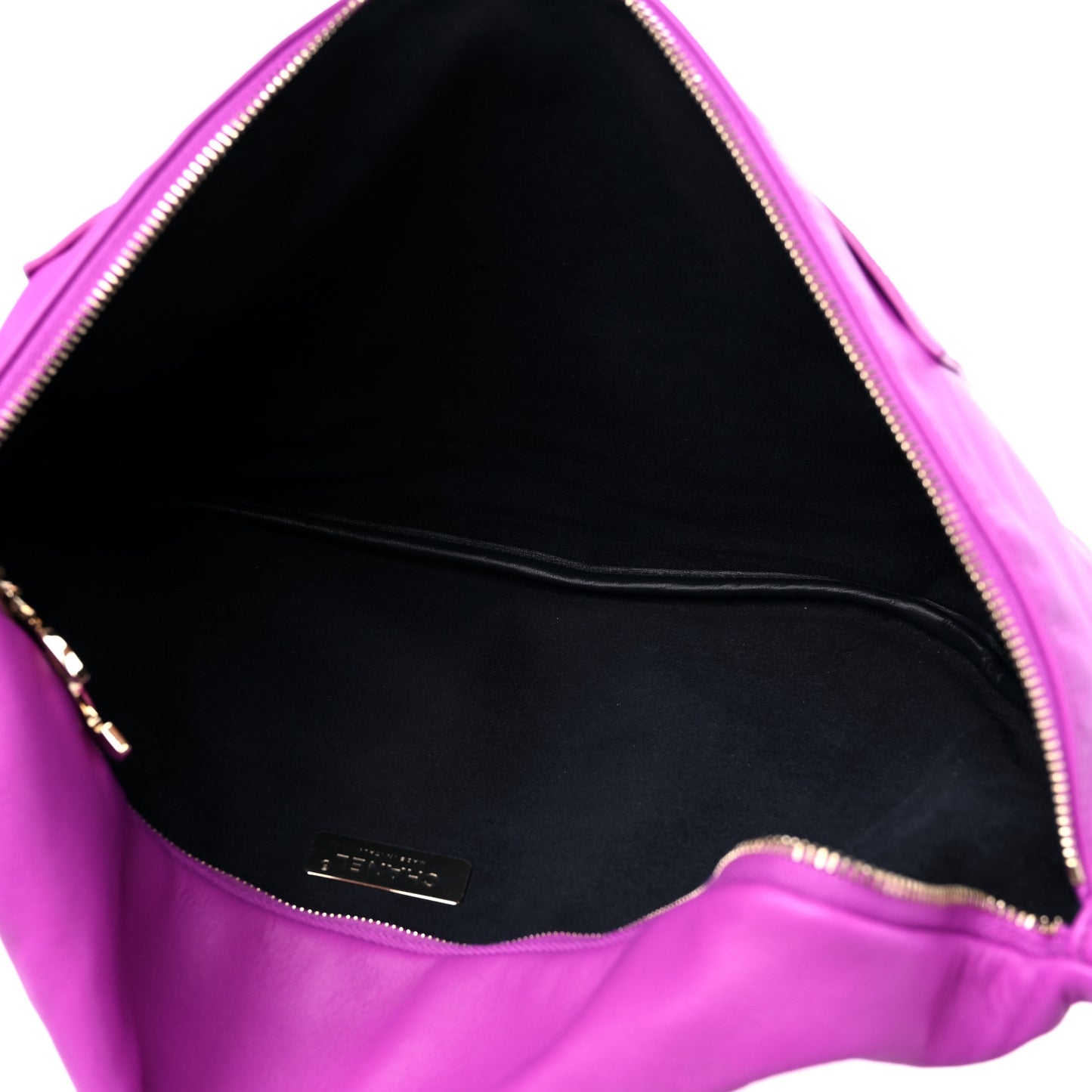 X PHARRELL WILLIAMS Lambskin Oversized Waist Belt Bag Fuchsia