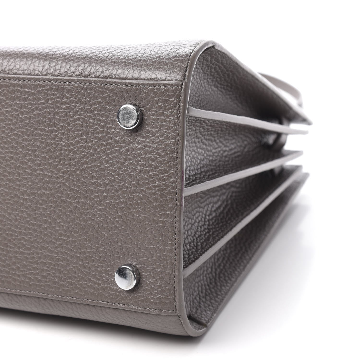 Saint Laurent Grained Calfskin Small Sac De Jour Dark Anthracite 7 of 9