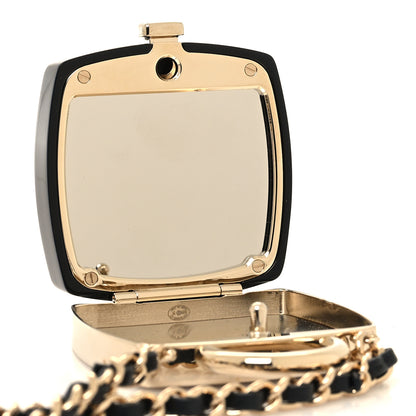 Chanel Pearl Resin Crystal Lambskin CC No 5 Eyeshadow Pendant Necklace Multicolor 4 of 5
