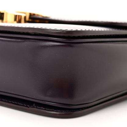 Celine Shiny Calfskin Teen Triomphe Aubergine 10 of 13