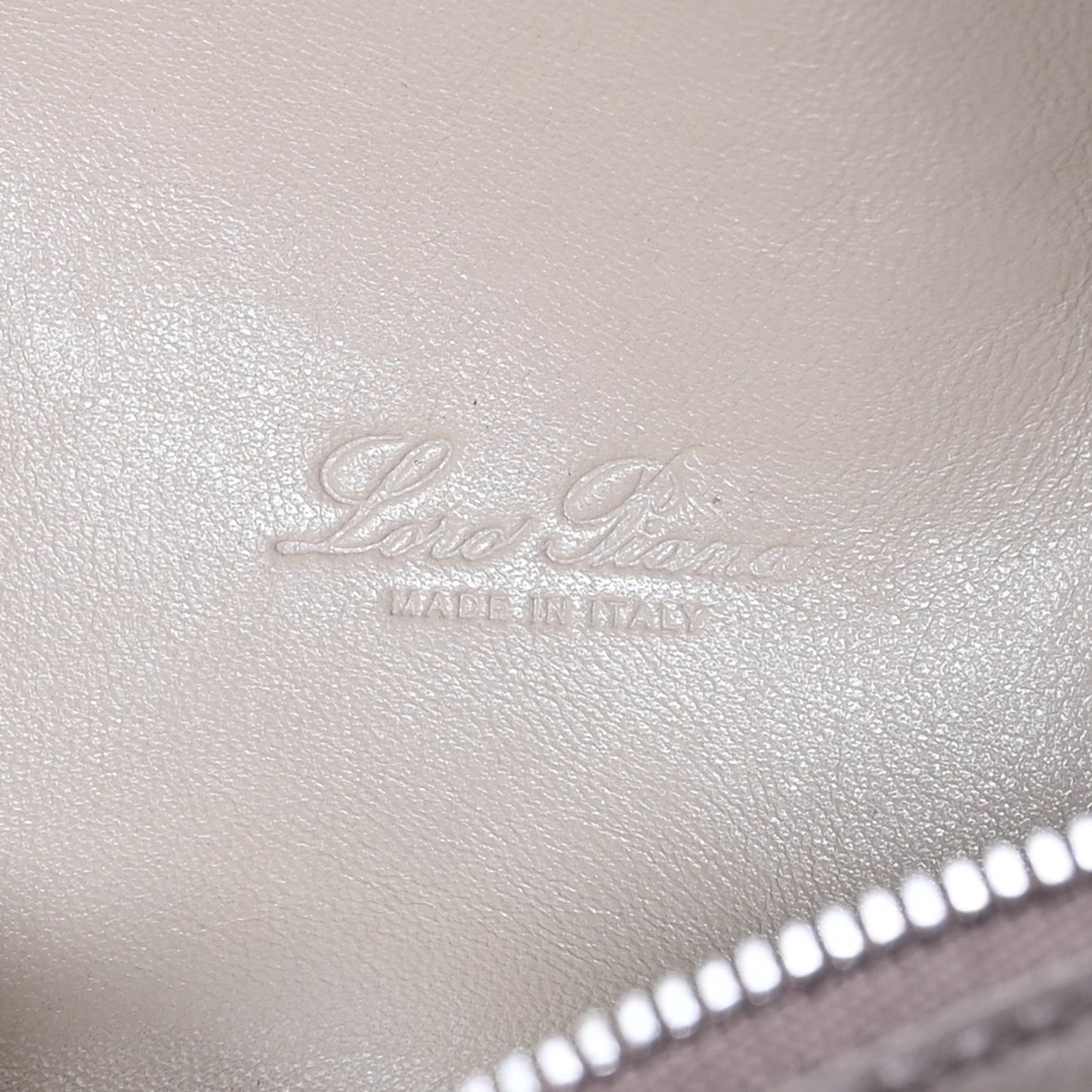 Grained Calfskin L19 Extra Pocket Pouch Warm Mastic