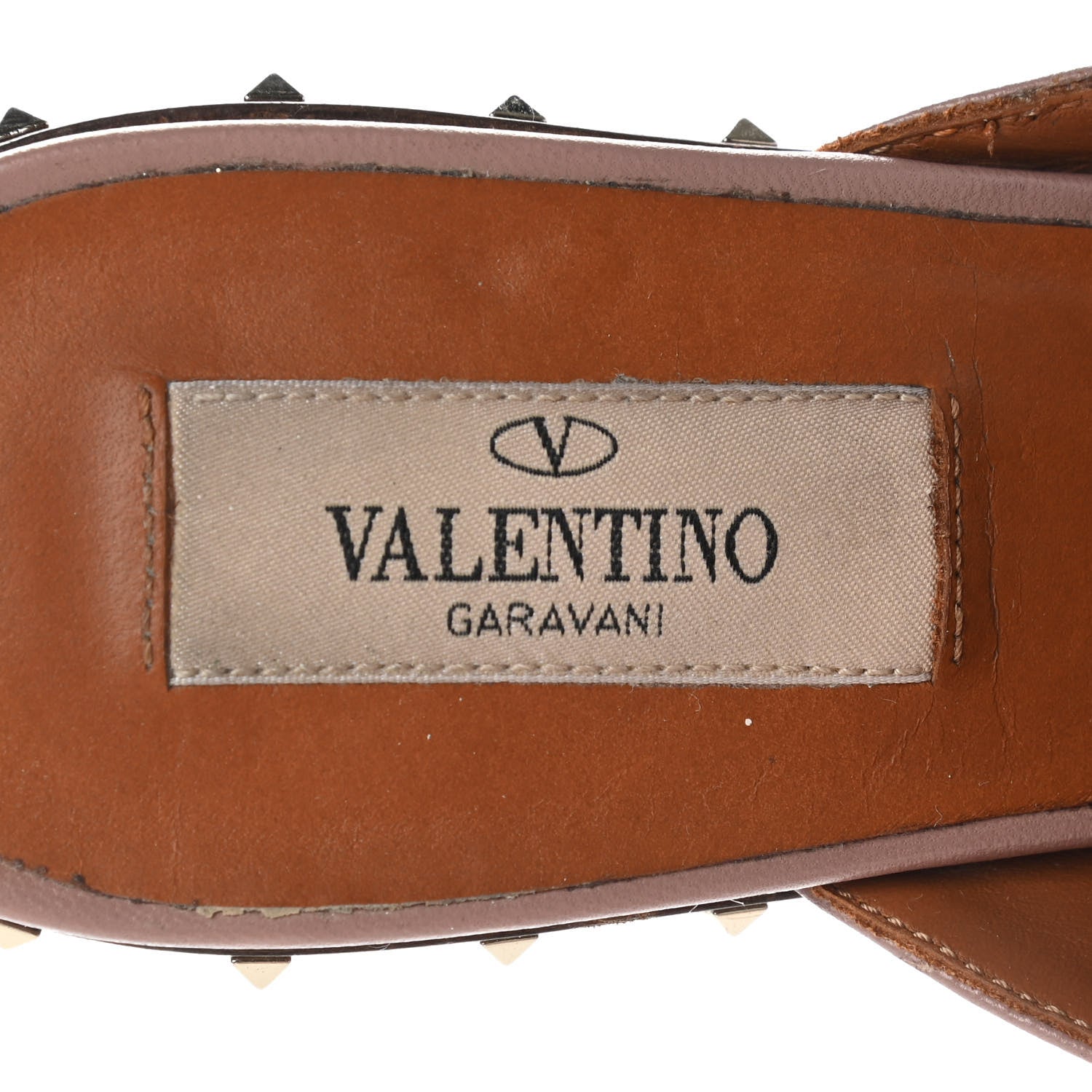 Valentino Garavani Nappa Soul Rockstud High Heel Mules 38.5 Lipstick 7 of 11