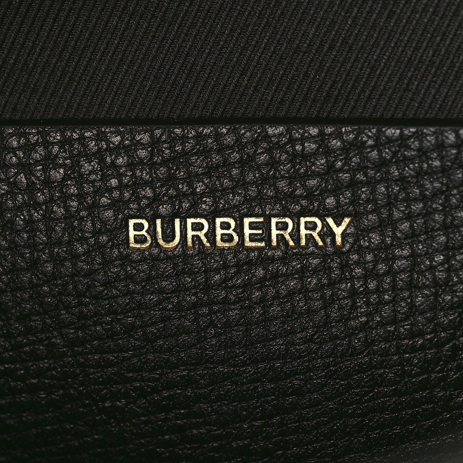 Burberry Derby Calfskin House Check Small Macken Crossbody Bag Black 6 of 8