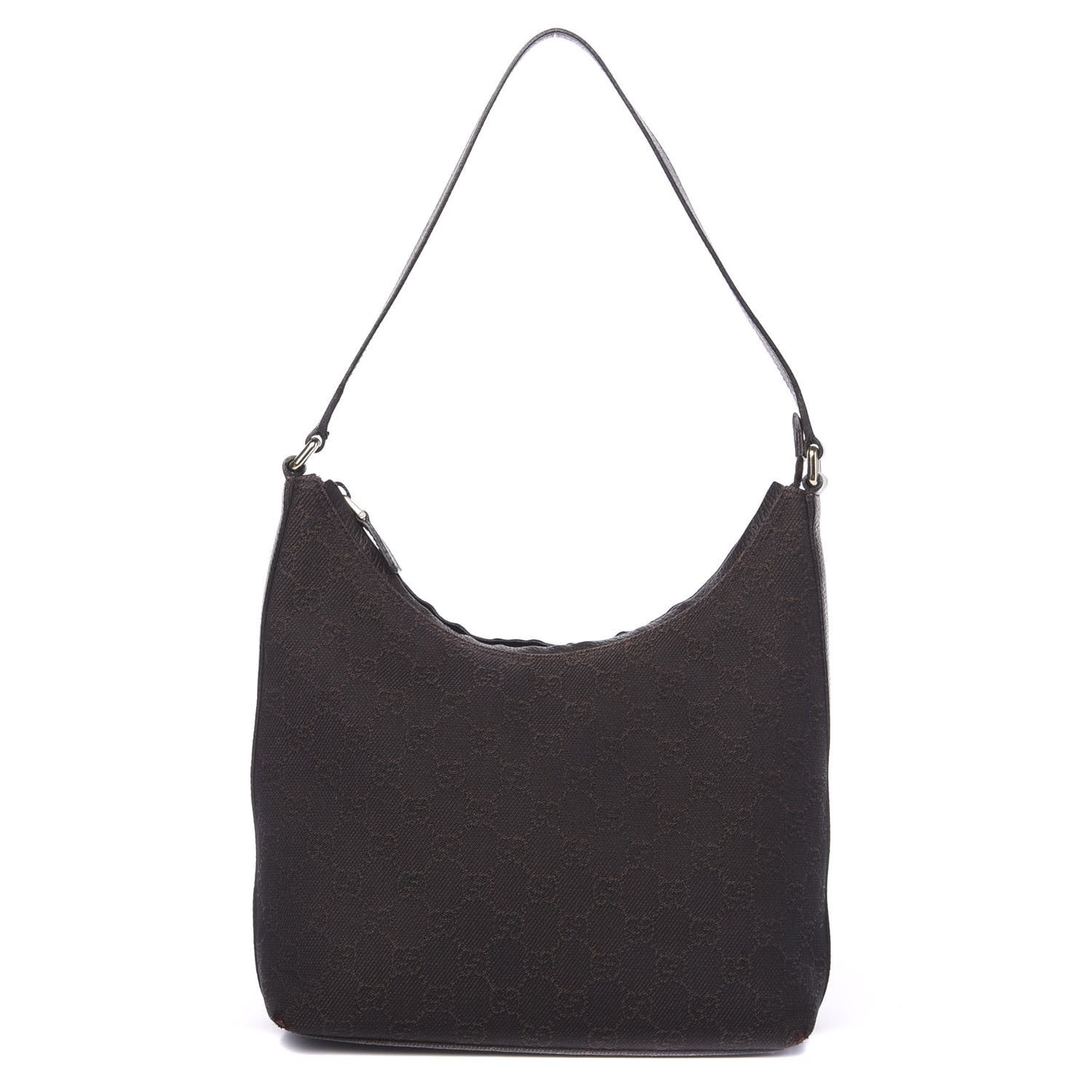 Monogram Hobo Dark Brown
