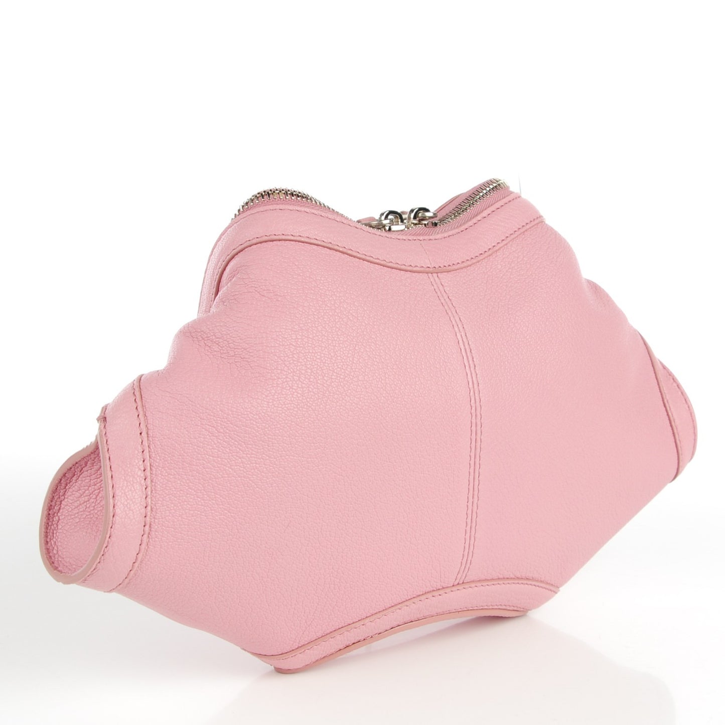 Calfskin De Manta Clutch Rosa